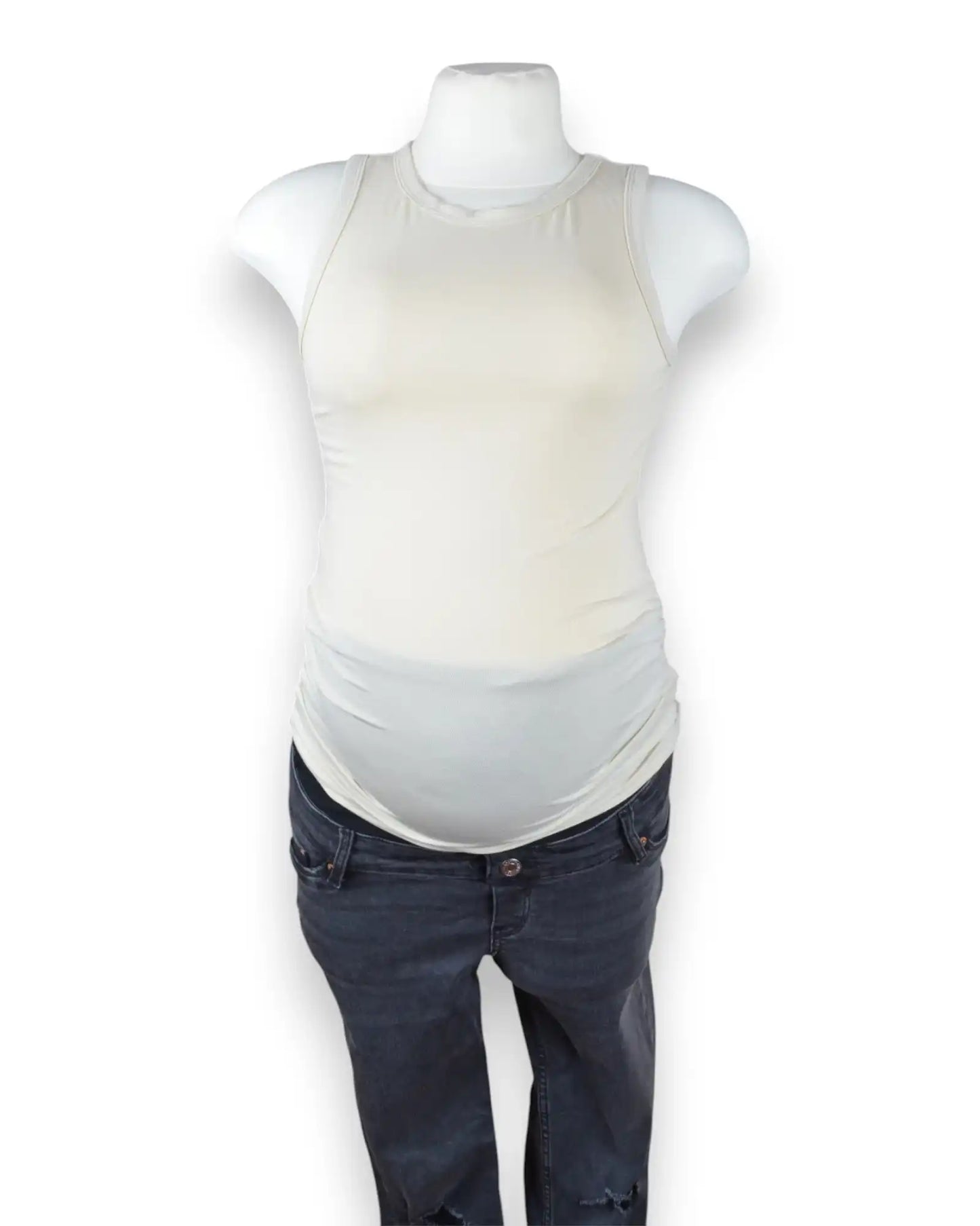 Camiseta Beige Embarazada H&M - XS