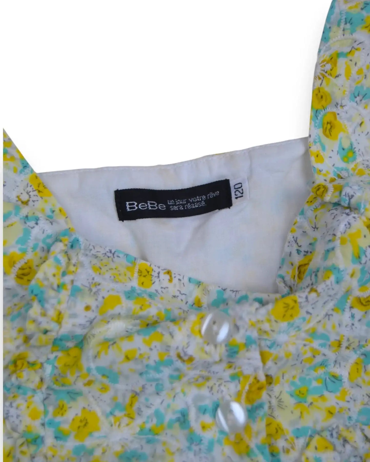 Blusa Floral BEBE- 6-7 Anos
