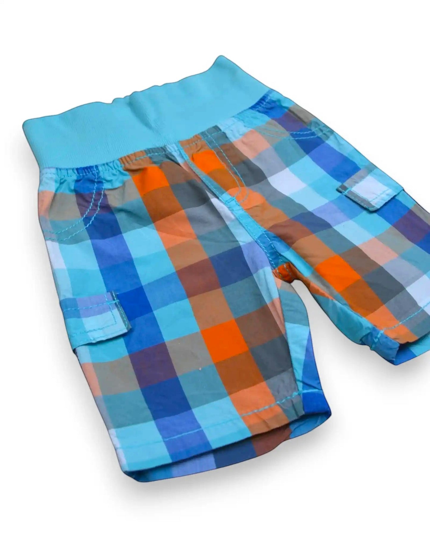 Pantalón corto de cuadros TOPOMINI - 68 cm