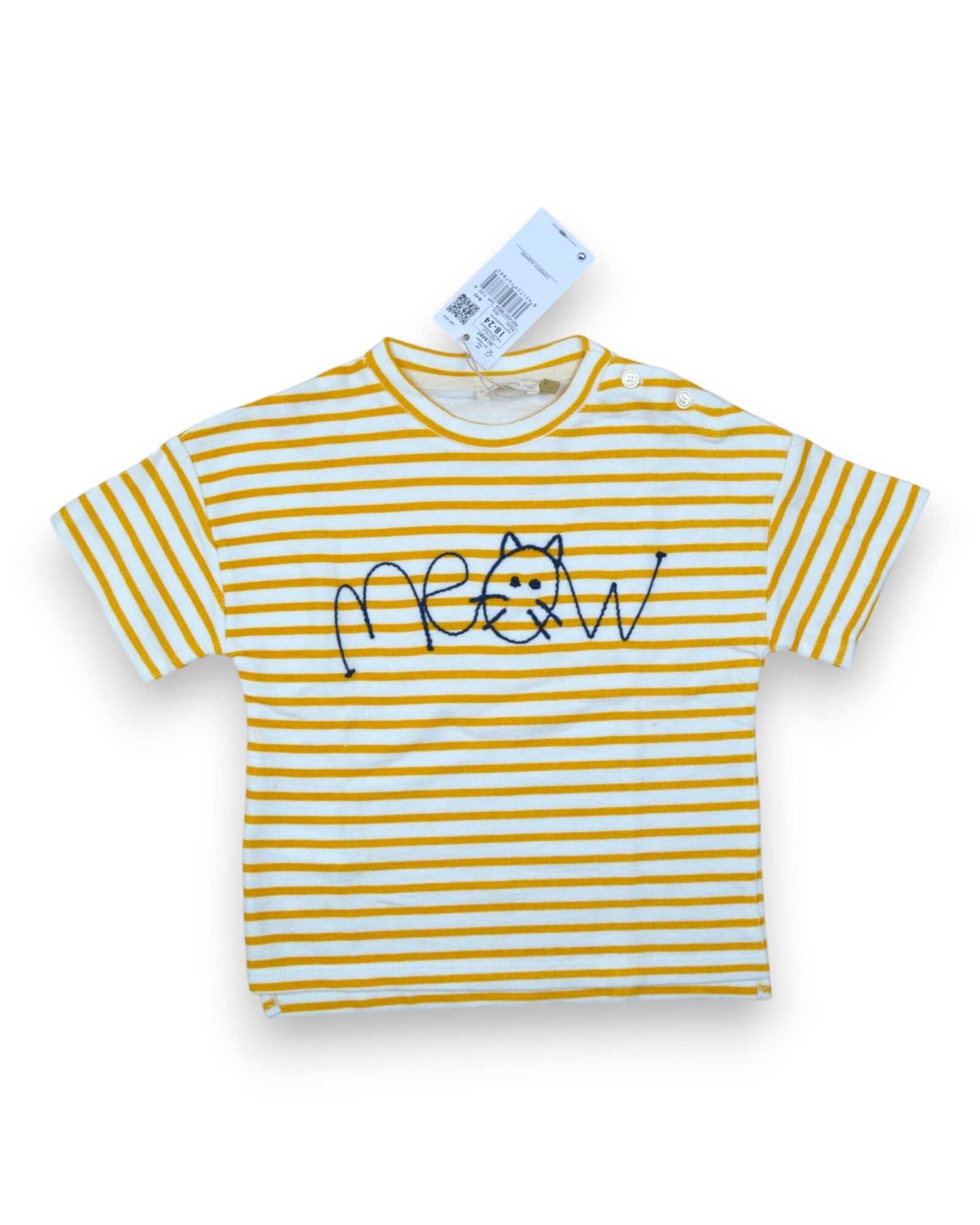 T-Shirt Riscas MANGO - 18-24 Meses