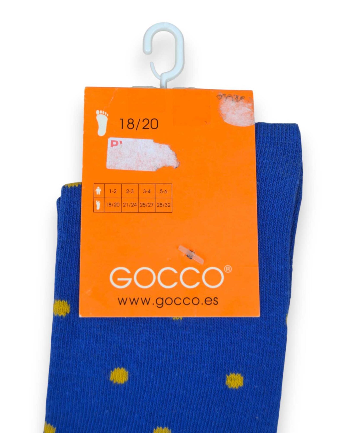 Meias Azuis GOCCO - Tam 18/20