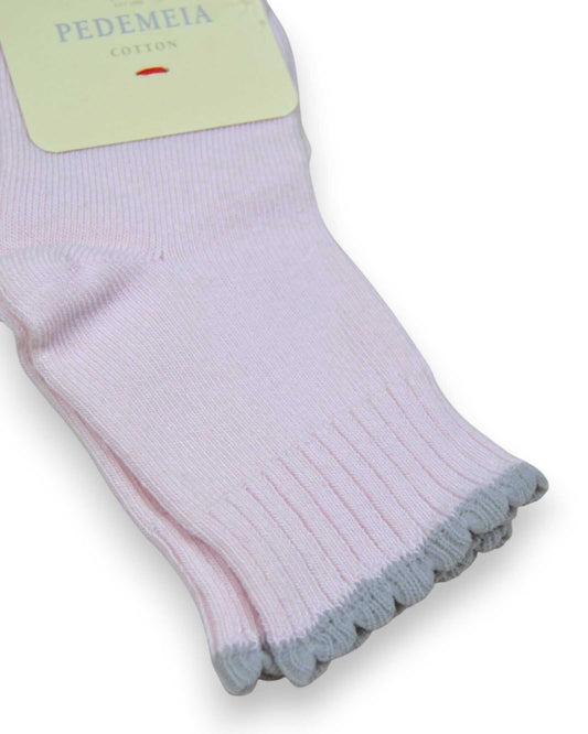 Meias Rosa PEDEMEIA - Tam 19-21
