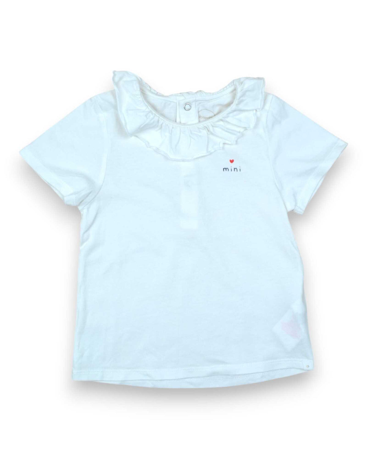 T-Shirt Branca Gola ABSORBA - 3 Anos