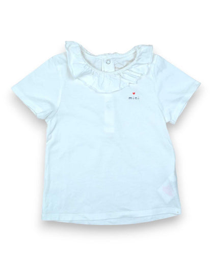 T-Shirt Branca Gola ABSORBA - 3 Anos