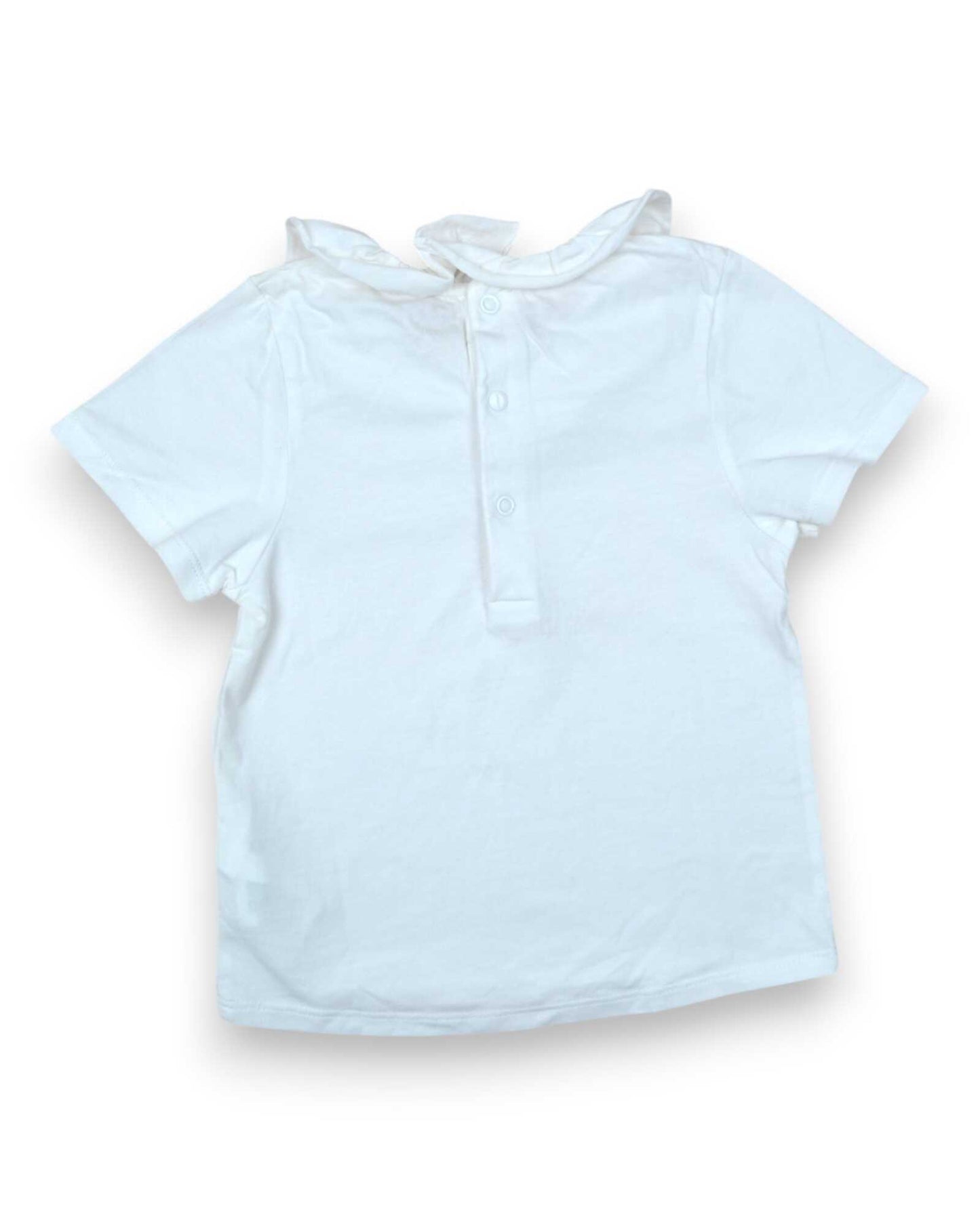 T-Shirt Branca Gola ABSORBA - 3 Anos