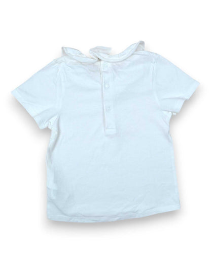 T-Shirt Branca Gola ABSORBA - 3 Anos