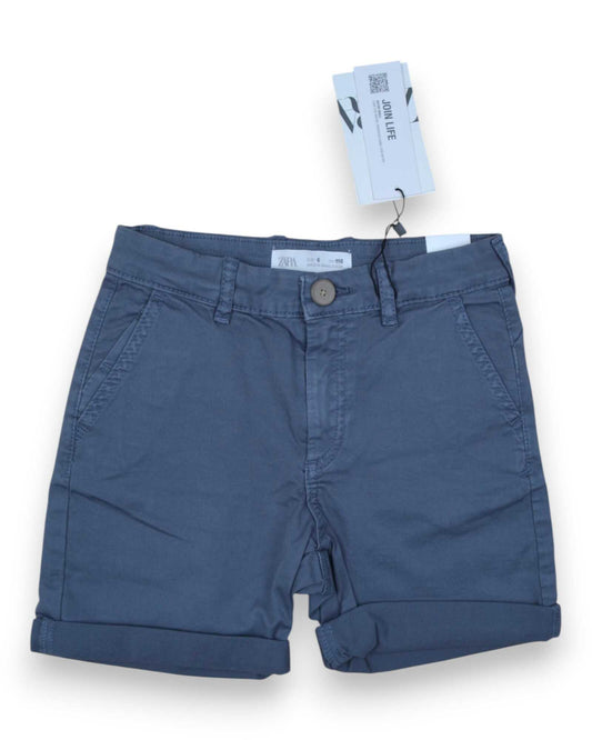 Calções Chino Cinza ZARA - 6 Anos