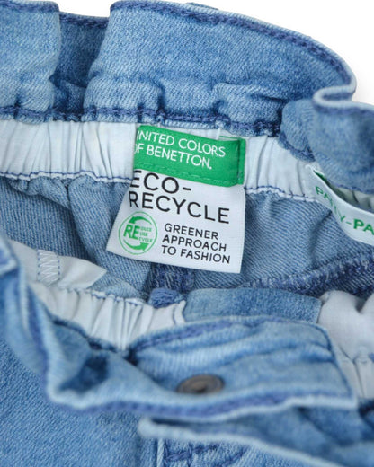 Calças Ganga Paperbag BENETTON - 12-18 Meses