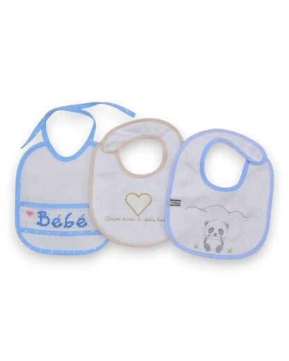 Pack 3 Baberos Recién Nacido