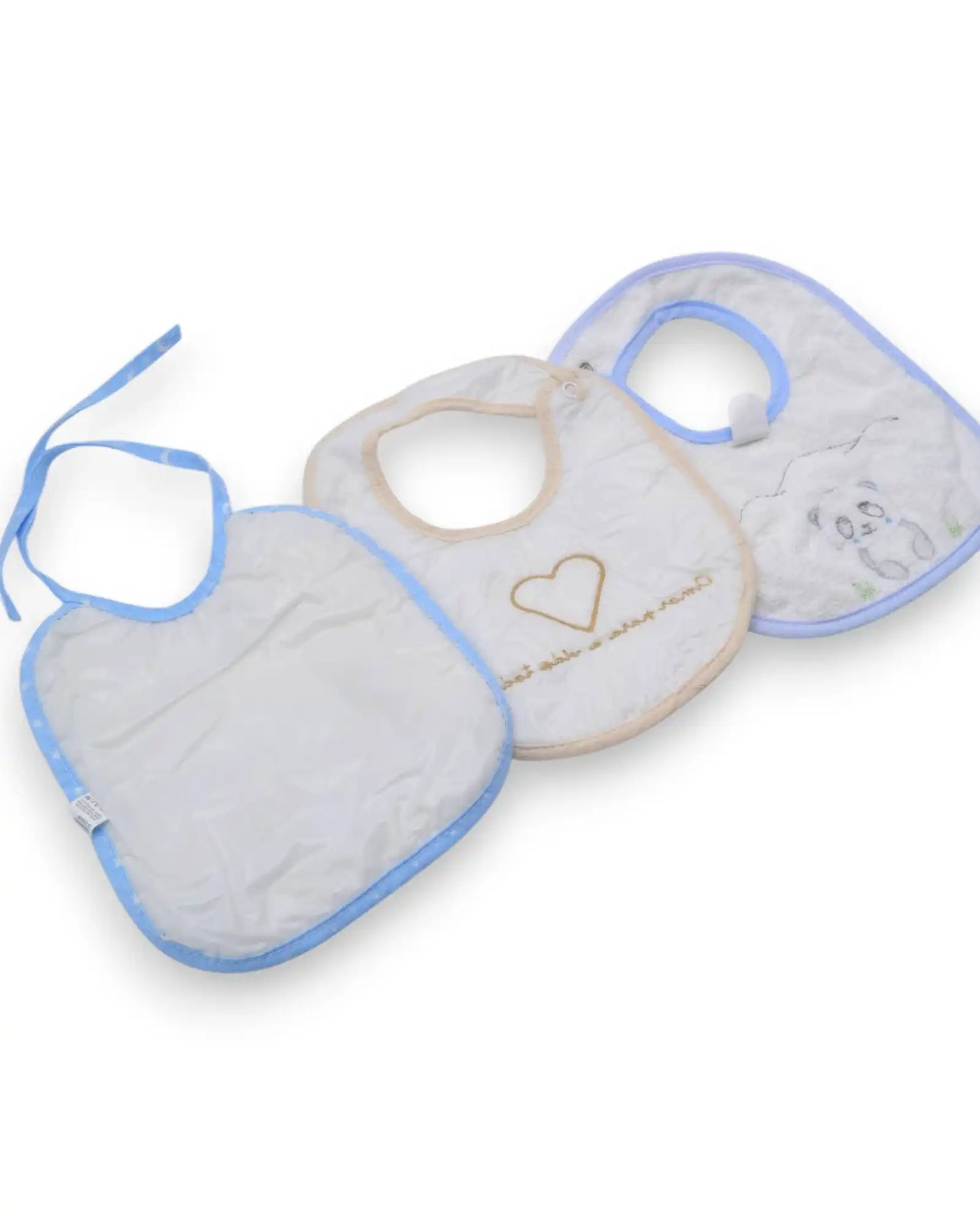 Pack 3 Baberos Recién Nacido