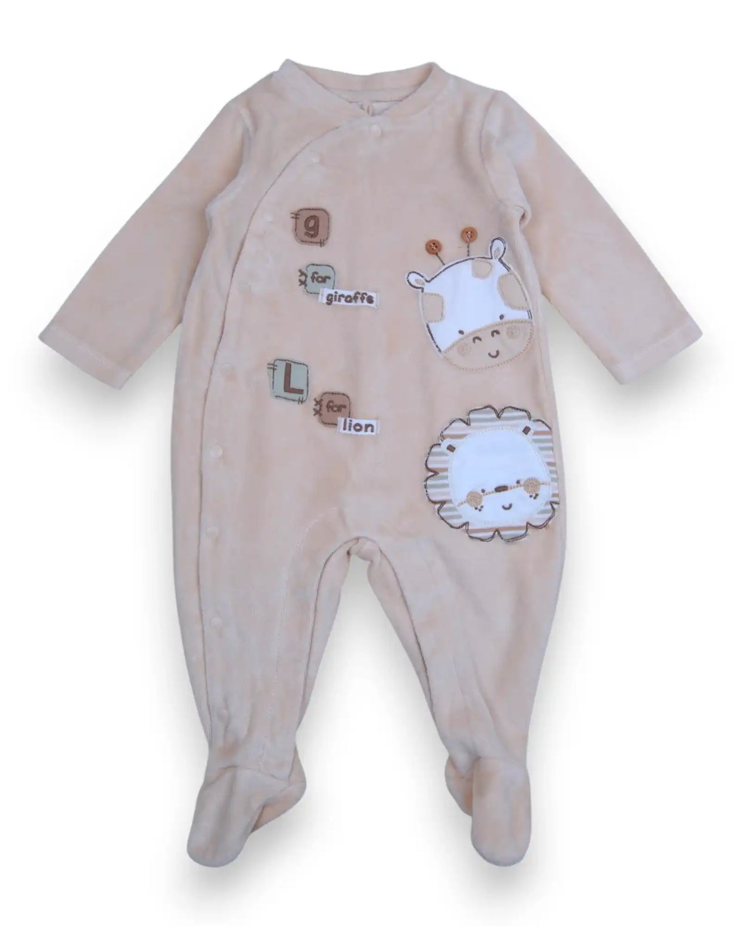 Babygrow Bege PRÉNATAL - 3-6 Meses