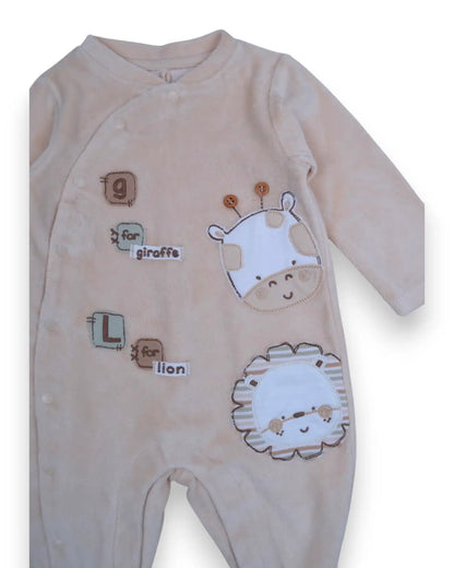 Babygrow Bege PRÉNATAL - 3-6 Meses