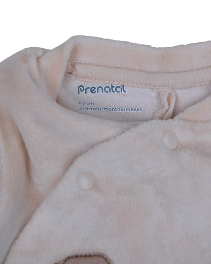 Babygrow Bege PRÉNATAL - 3-6 Meses