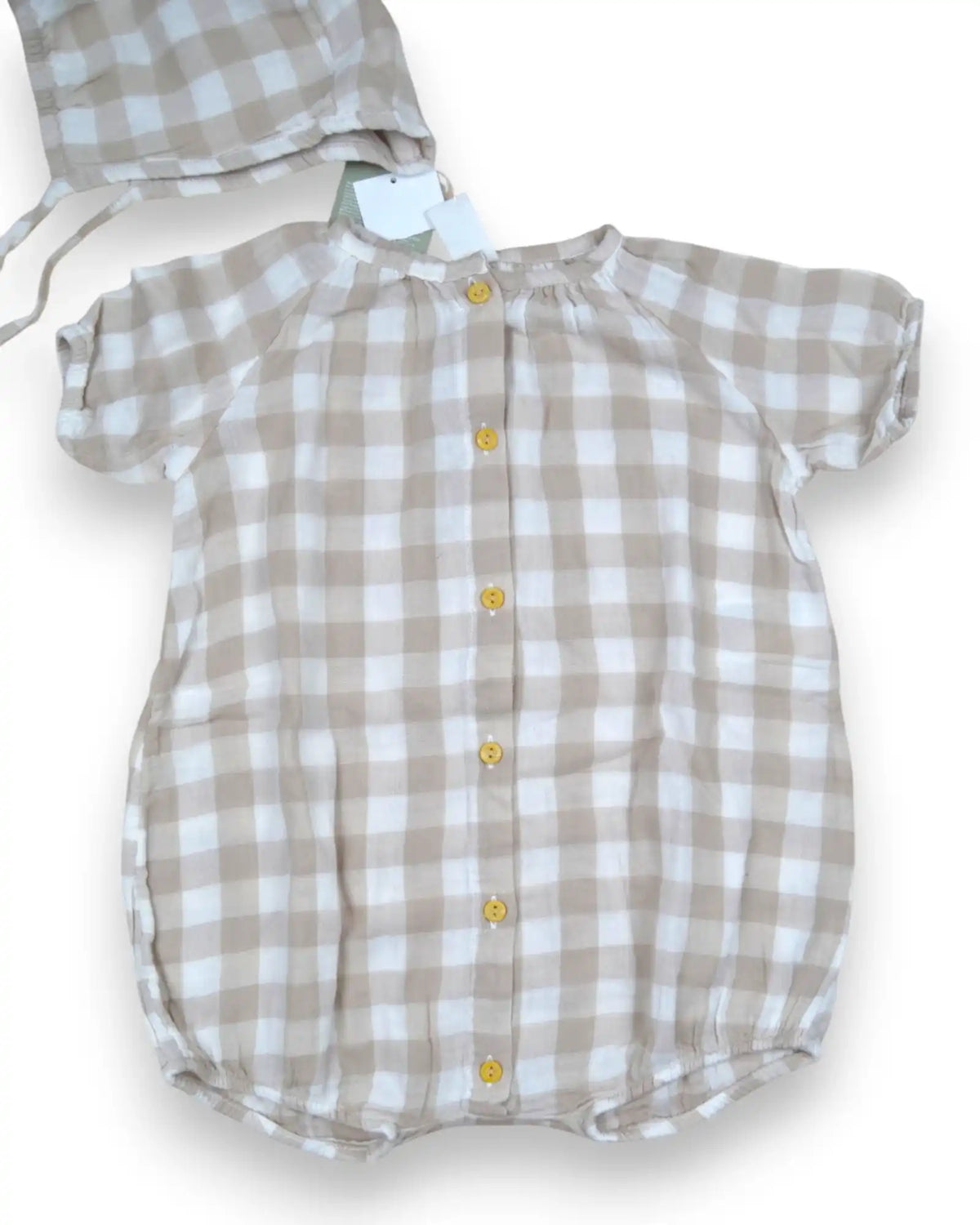 Conjunto Macacão e Touca H&M - 18-24 Meses