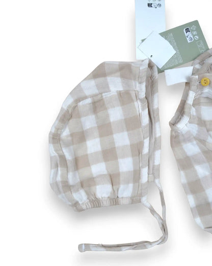 Conjunto Macacão e Touca H&M - 18-24 Meses