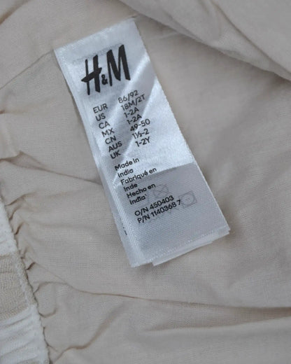 Conjunto Macacão e Touca H&M - 18-24 Meses