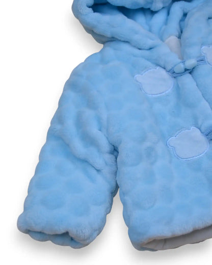 Chaqueta Azul Peluche FRUTO DOCE - 1 Mes
