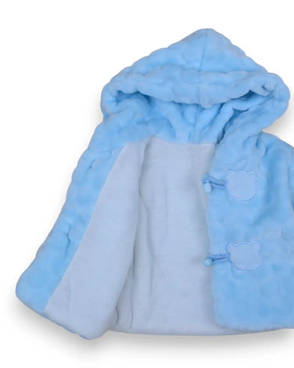 Chaqueta Azul Peluche FRUTO DOCE - 1 Mes