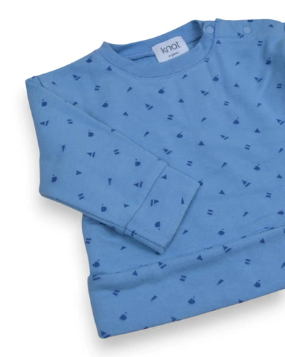 Jersey Azul KNOT - 3 Meses