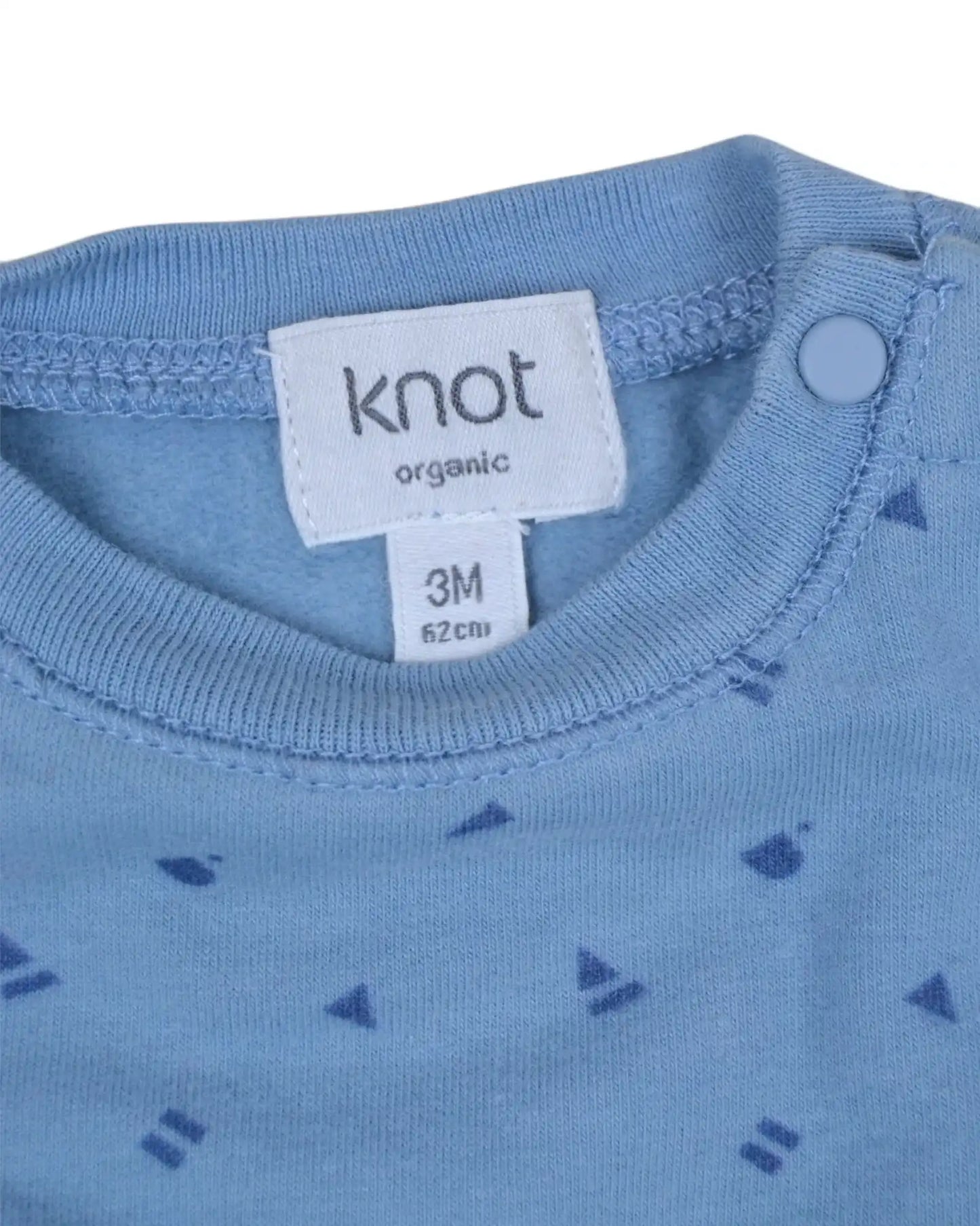 Jersey Azul KNOT - 3 Meses