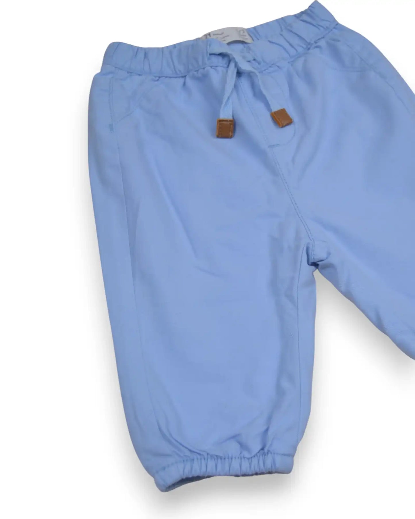 Calças Azuis Forro ZIPPY - 1-3 Meses