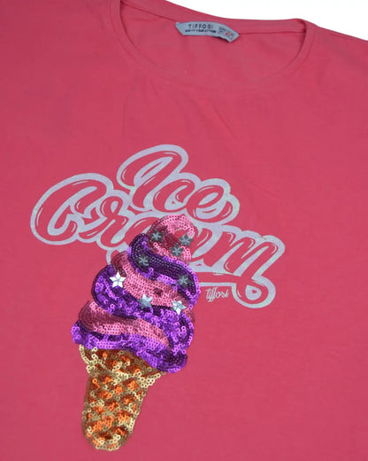 T-Shirt Rosa TIFFOSI - 11-12 Anos