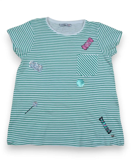 T-Shirt Riscas TIFFOSI - 9-10 Anos
