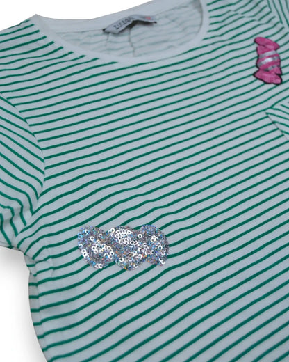 T-Shirt Riscas TIFFOSI - 9-10 Anos