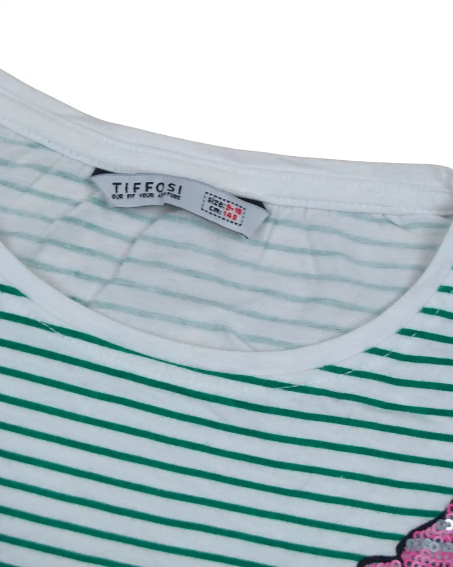 T-Shirt Riscas TIFFOSI - 9-10 Anos
