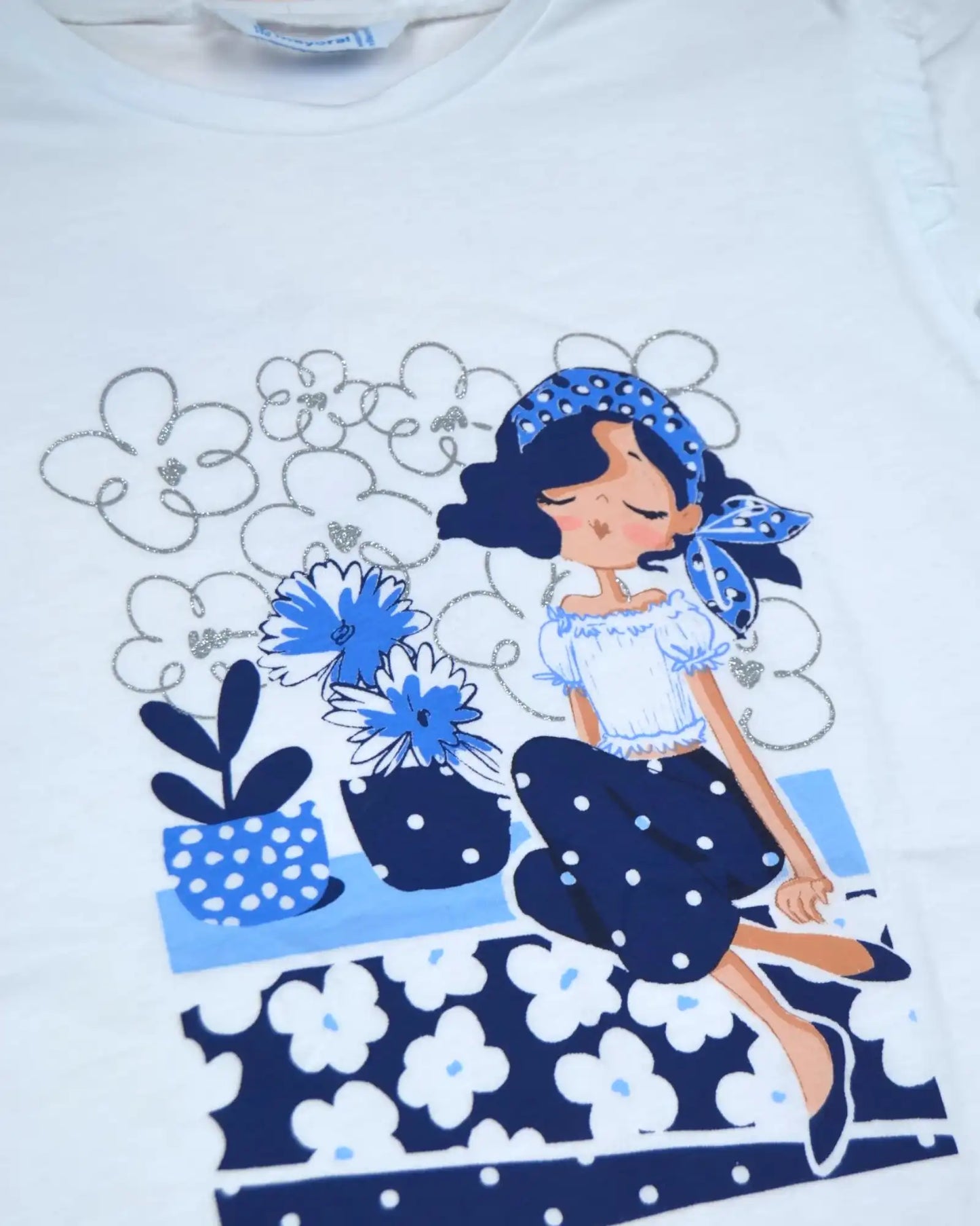 T-Shirt Branca MAYORAL - 9 Anos