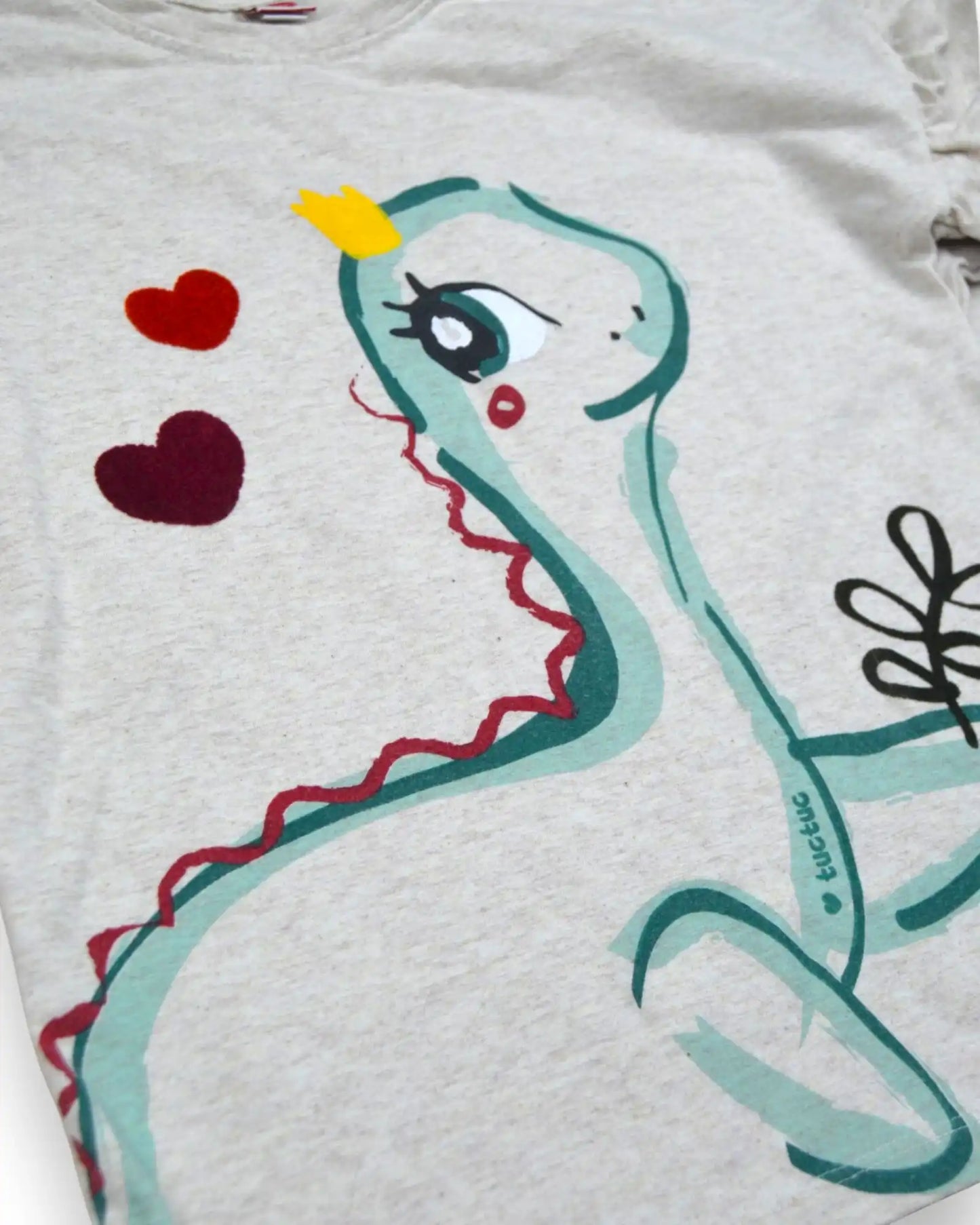 T-Shirt Bege TUC TUC - 6 Anos