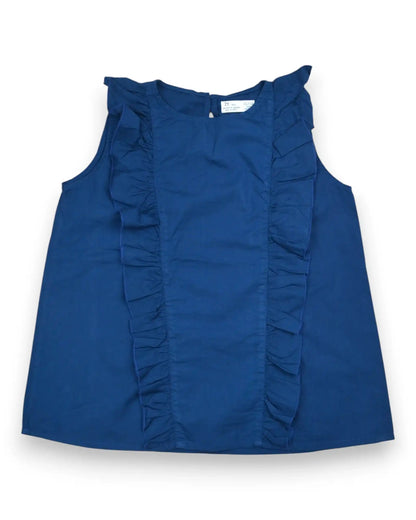 Blusa Azul ZIPPY - 11-12 Anos