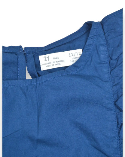 Blusa Azul ZIPPY - 11-12 Anos