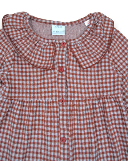 Vestido Xadrez ZARA - 4-5 Anos