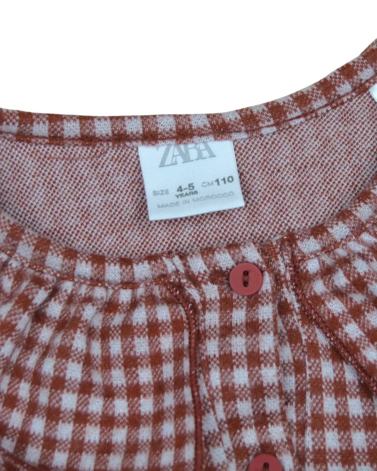 Vestido Xadrez ZARA - 4-5 Anos