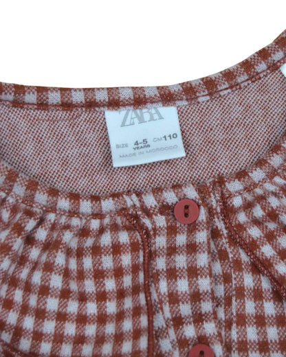 Vestido Xadrez ZARA - 4-5 Anos