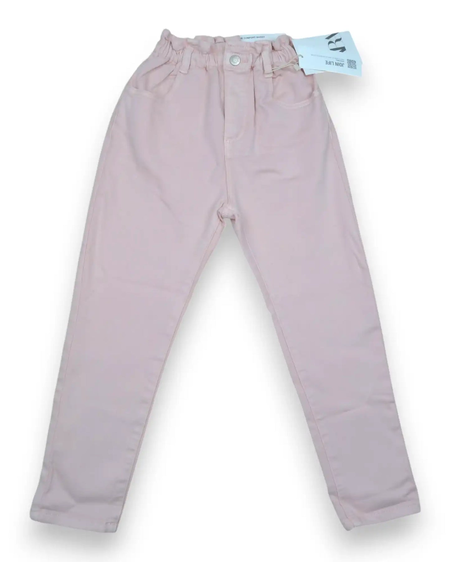 ZARA Pink Paperbag Trousers - 4-5 Years