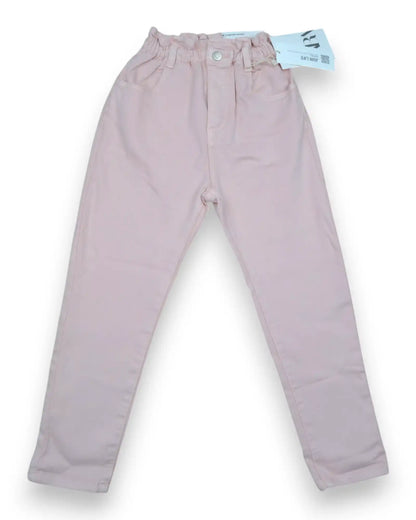 ZARA Pink Paperbag Trousers - 4-5 Years