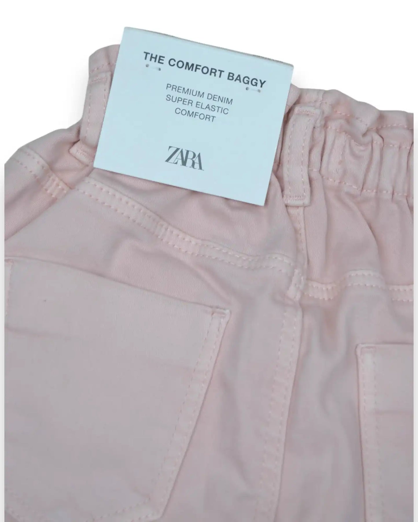 ZARA Pink Paperbag Trousers - 4-5 Years