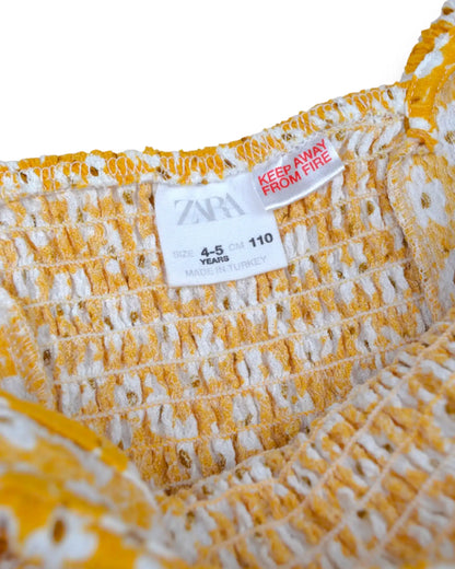Vestido Amarelo ZARA - 4-5 Anos