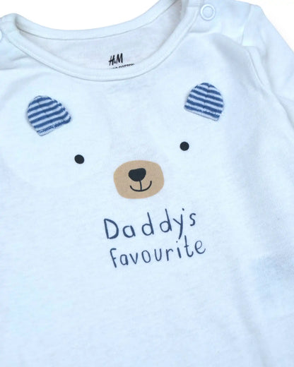 Body Algodão Orgânico H&M - 2-4 Meses