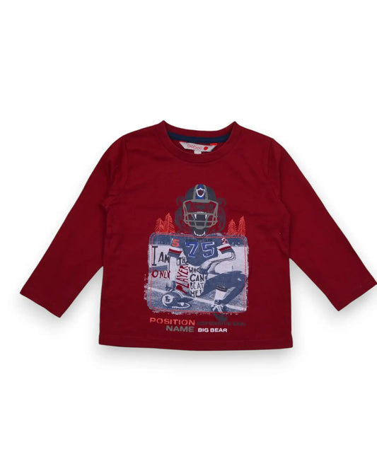 T-Shirt Vermelha BOBOLI - 18 Meses