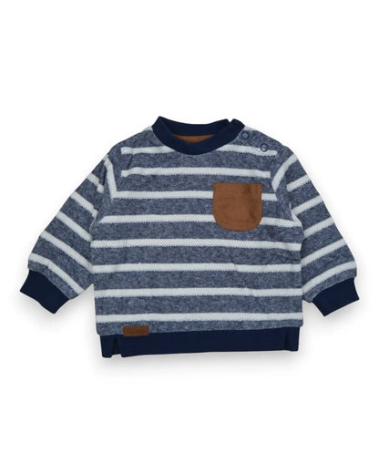Camisola Malha Riscas ZIPPY - 0-1 Mês