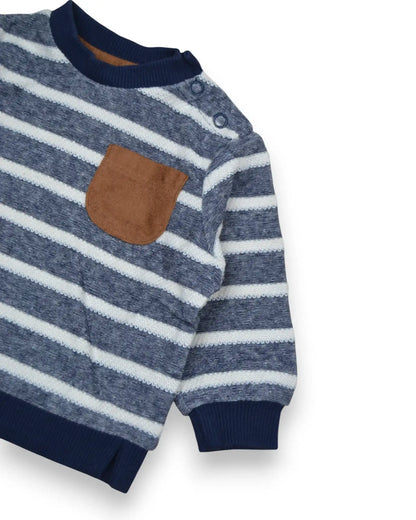 Camisola Malha Riscas ZIPPY - 0-1 Mês