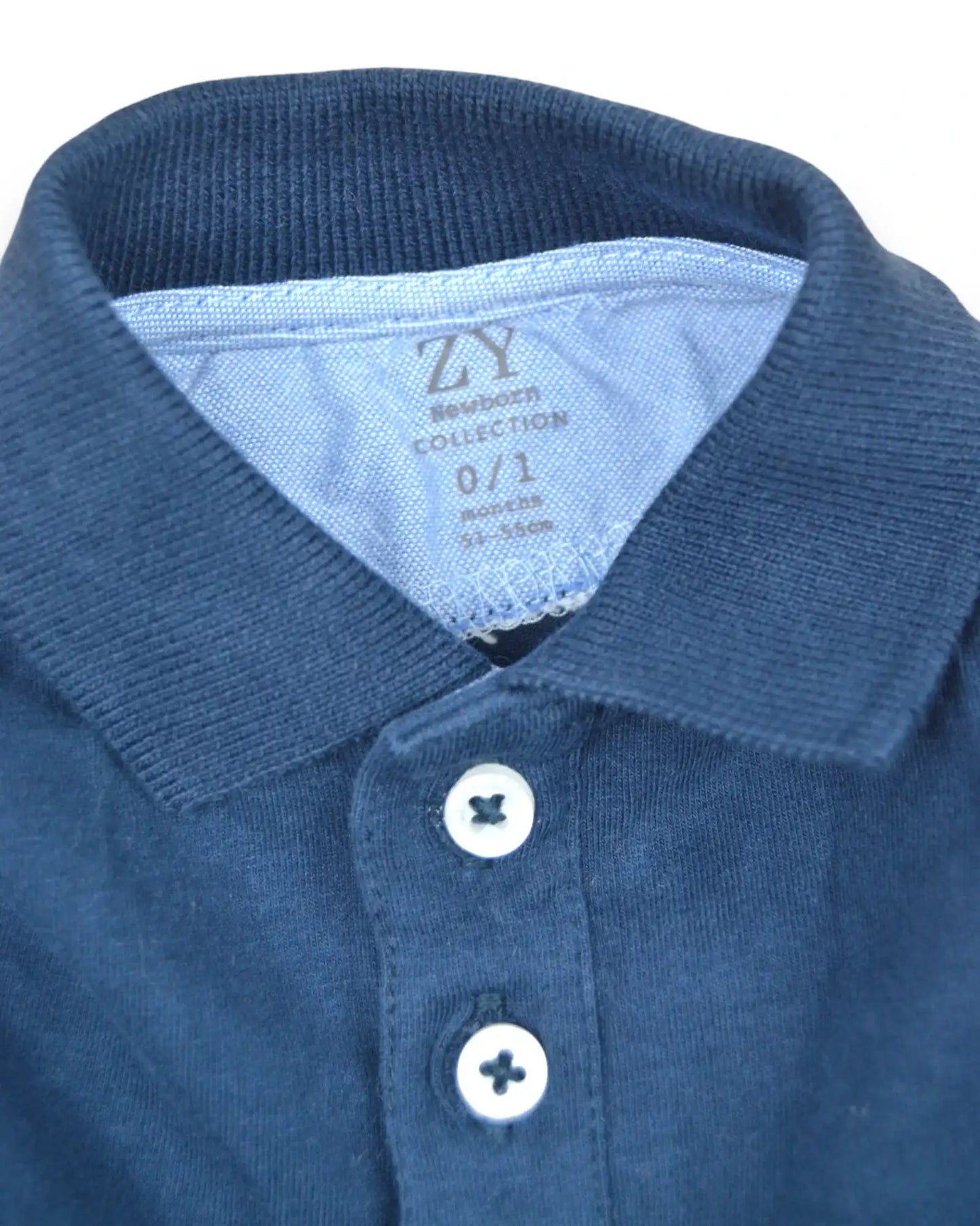 Body Gola Azul ZIPPY - 0-1 Mês