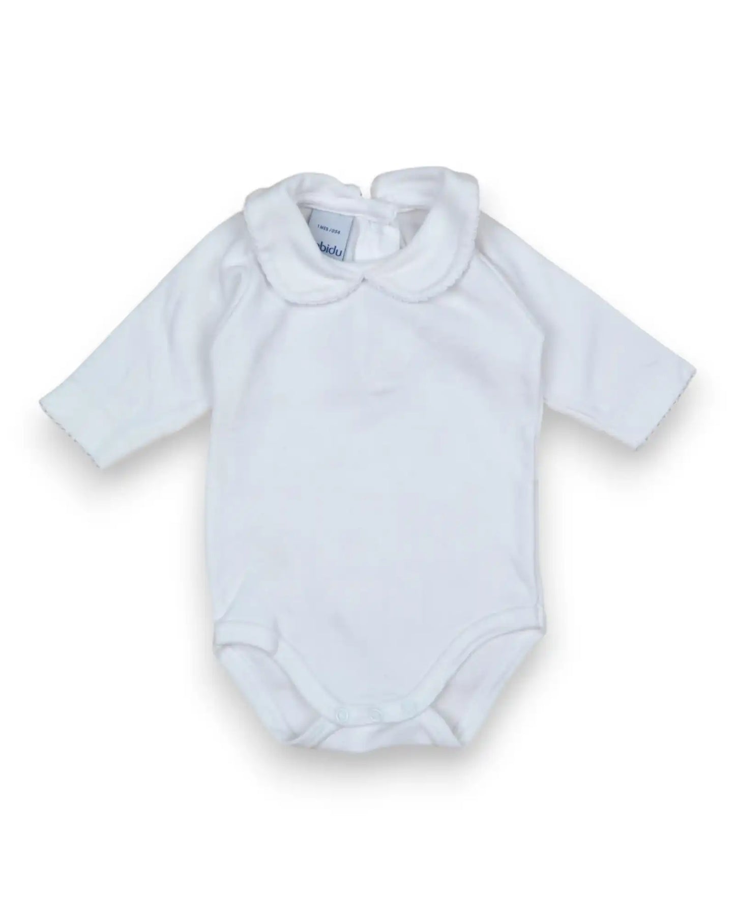 Body Branco Gola BABIDU - 1 Mês