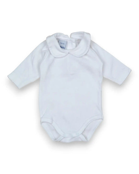 Body Branco Gola BABIDU - 1 Mês