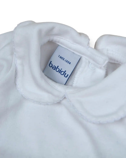 Body Branco Gola BABIDU - 1 Mês