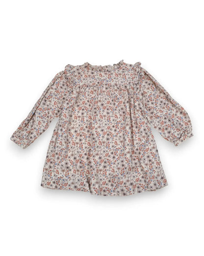 Vestido Bege GOCCO - 3-4 Anos