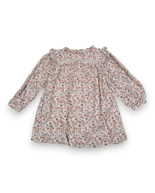 Vestido Bege GOCCO - 3-4 Anos